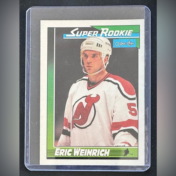 O-Pee-Chee - Eric Weinrich #10 *Super Rookie* Trading Card - Picture 1 of 2